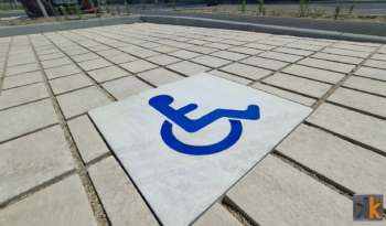 Pavés 30×20 écarteur de 30mm aspect pierre flammée complet