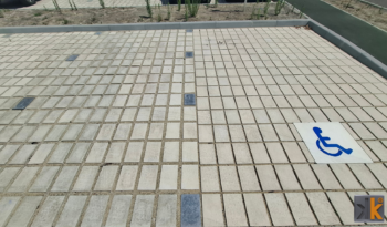 Pavés 30×20 écarteur de 30mm aspect pierre flammée complet